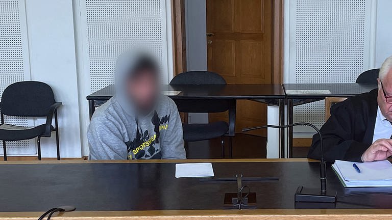 mutmaßlicher Kinderansprecher am Landgericht in Frankenthal (Foto: SWR)